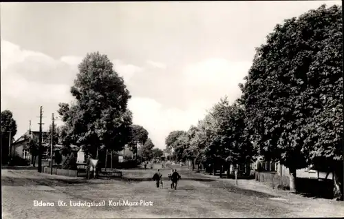 Ak Eldena in Mecklenburg, Karl Marx Platz