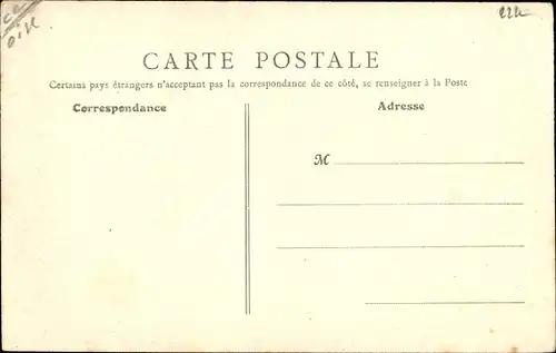 Ak Creil Oise, Avenue de la Gare