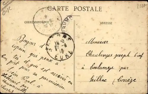 Ak Sérifontaine Oise, Sortie des Ouvriers