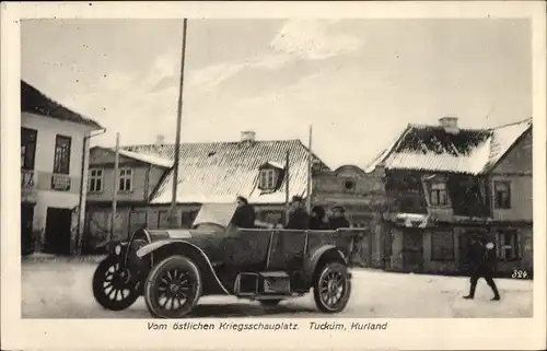 Ak Tukums Tuckum Lettland, Östlicher Kriegsschauplatz, Auto