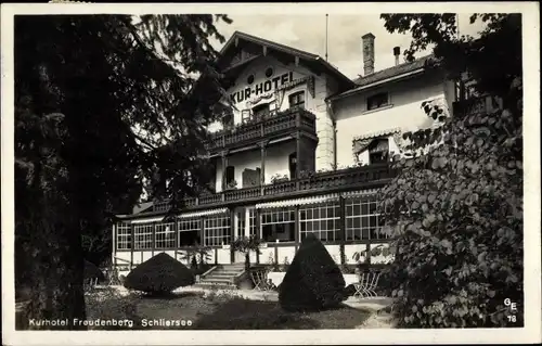 Ak Schliersee in Oberbayern, Kurhotel Freudenberg