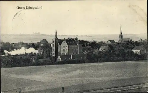 Ak Großkönigsdorf Königsdorf Frechen im Rhein Erft Kreis, Blick auf den Ort