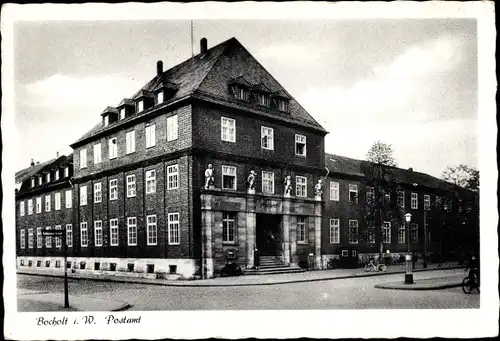 Ak Bocholt in Westfalen, Vorderansicht des Postamtes