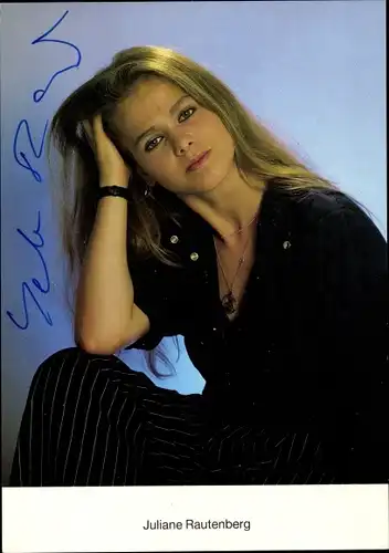 Ak Schauspielerin Juliane Rautenberg, Portrait, Autogramm
