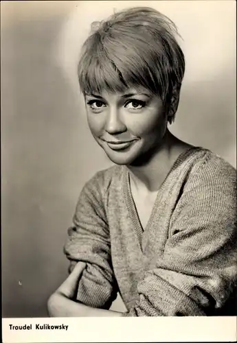 Ak Schauspielerin Traudel Kulikowsky, DEFA, Der Reserveheld, Portrait
