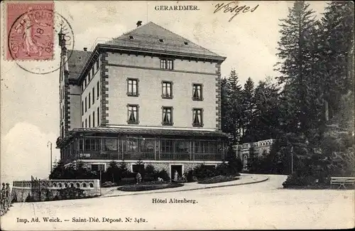 Ak Gérardmer Lothringen Vosges, Hotel Altenberg