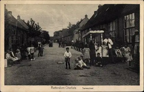 Ak Charlois Rotterdam Südholland Niederlande, Tarwestraat