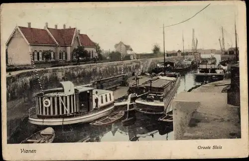 Ak Vianen Utrecht Niederlande, Groote Sluis