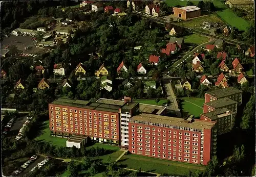 Ak Hamburg Eimsbüttel Schnelsen, Albertinen Krankenhaus, Süntelstraße 11a, Fliegeraufnahme