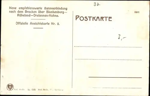 Ak Schierke Wernigerode am Harz, Panorama, Teilansicht