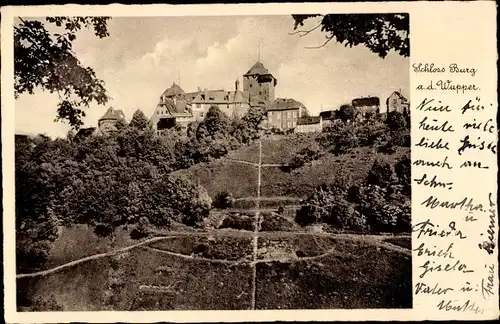 Ak Burg an der Wupper Solingen, Schloss Burg
