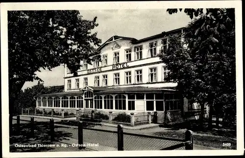 Ak Thiessow auf Rügen, Ostsee-Hotel