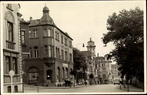 Ak Zeulenroda in Thüringen, Stalinstraße mit Veteranenheim