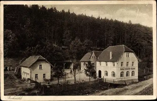 Ak Schleifreisen in Thüringen, Gasthaus und Sommerfrische Bockmühle