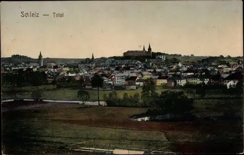 Ak Schleiz im Vogtland Thüringen, Gesamtansicht