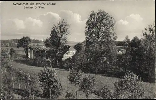 Ak Strausberg in Brandenburg, Restaurant Gleisdorfer Mühle, Inh. O. Witte