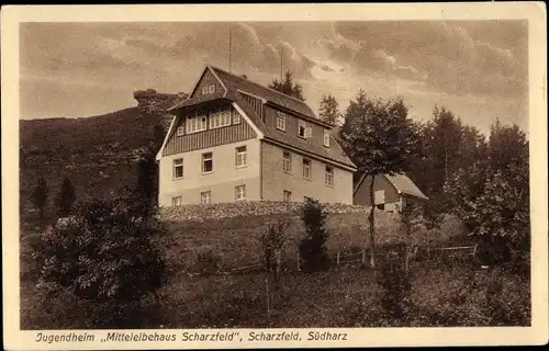 Ak Scharzfeld am Harz Niedersachsen, Jugendheim Mittelelbehaus Scharzfeld