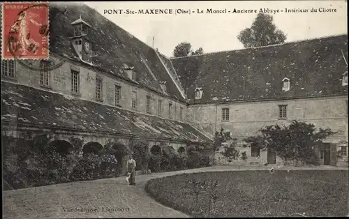 Ak Pont Sainte Maxence Oise, Le Moncel, Ancienne Abbaye