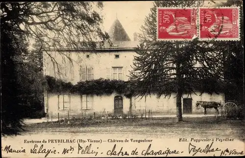 Ak Peyrilhac Haute-Vienne, Chateau de Vaugoulour