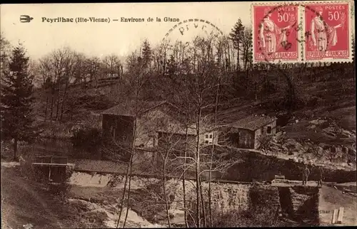 Ak Peyrilhac Haute-Vienne, Environs de la Glane