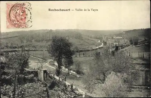 Ak Rochechouart Haute Vienne, Vallée de la Vayre