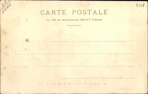 Ak Les Ormes Vienne, Vue Generale prise du pont