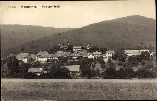 Ak Montricher Kanton Waadt, Vue generale