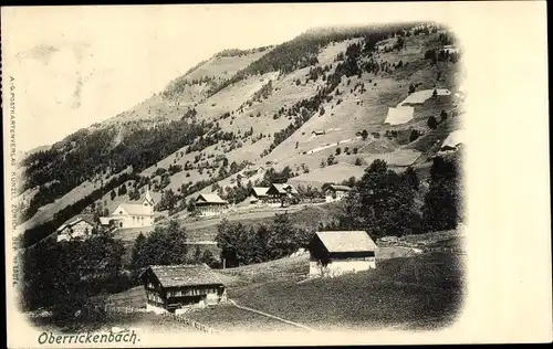 Ak Oberrickenbach Wolfenschiessen Kt. Nidwalden, Teilansicht