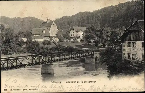 Ak Fribourg Freiburg Stadt Schweiz, Couvent de la Maigrauge