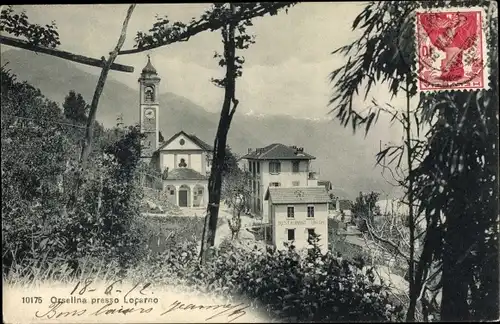 Ak Orselina sopra Locarno Kanton Tessin Schweiz, Teilansicht