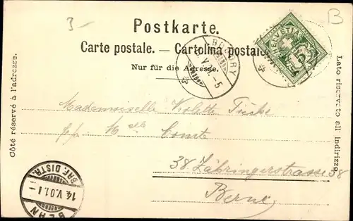 Ak Boudry Kanton Neuenburg, Teilansicht