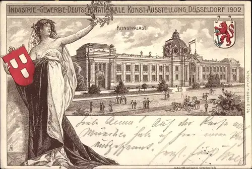 Litho Düsseldorf, Ausstellung 1902, Kunstpalast