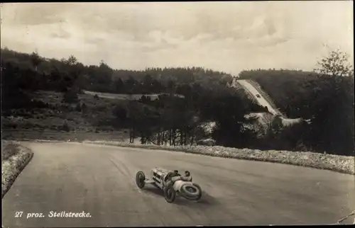 Ak Nürburgring, 27% Steilstrecke, Rennwagen