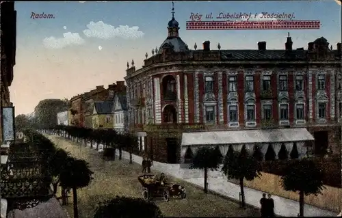Ak Radom Polen, Rog ul. Lubelskiej i Koscielnej