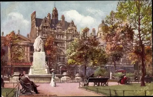 Künstler Ak London England, Leicester Square, Tuck 7227