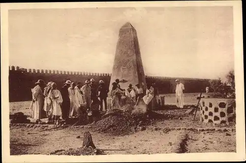 Ak Tamanrasset Algerien, Pendant l'exhumation