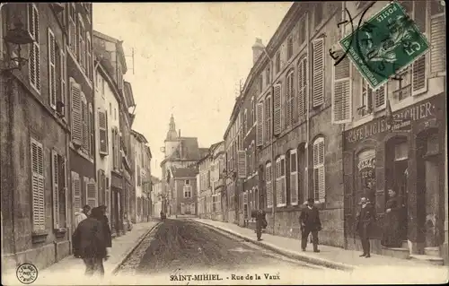 Ak Saint Mihiel Meuse, Rue de la Vaux