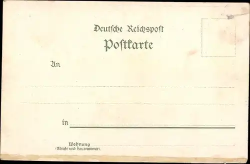 Litho Gruß aus der Garnison, Instruktionsstunde, Knöpfeputzen