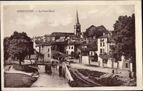 Ak Mirecourt, Lothringen, Vosges, Brücke, Le Pont-Neuf