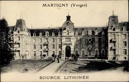 Ak Martigny les Bains Lothringen Vosges, Source Lithinée