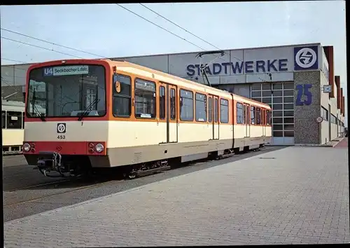 Ak Frankfurt am Main, Stadtwerke, 6-achsiger Stadtbahn-Gelenktriebwagen, Typ U3