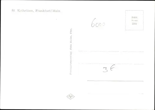 Ak Frankfurt am Main, Inneres v. St. Kathrinen