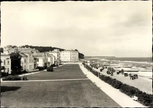 Ak Seebad Heiligendamm Bad Doberan, Strand, Promenade