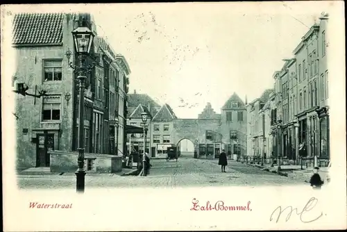 Ak Zaltbommel Gelderland, Waterstraat