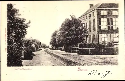 Ak Zetten Gelderland Niederlande, Normaalschool