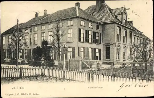 Ak Zetten Gelderland Niederlande, Normaalschool