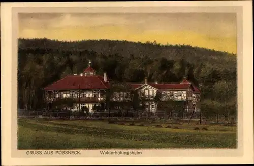 Ak Pößneck in Thüringen, Walderholungsheim
