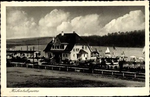 Ak Langenbernsdorf Sachsen, Gasthaus an der Kobertalsperre