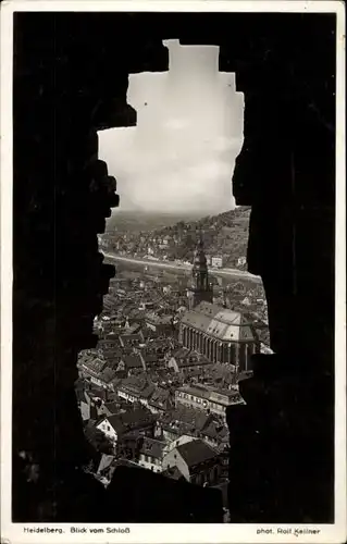 Ak Heidelberg am Neckar, Blick vom Schloss