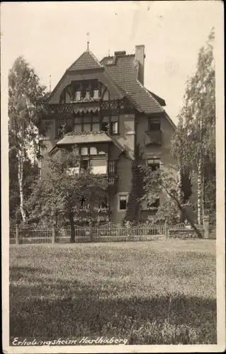 Foto Ak Hartha in Sachsen, Erholungsheim Harthaberg